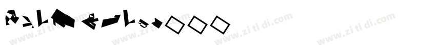 Tilt Bold字体转换